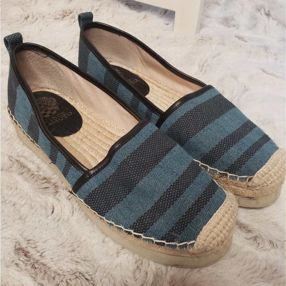 VINCE CAMUTO MAPPEN WOMENS PLATFORM SLIP ON SIZE 7.5